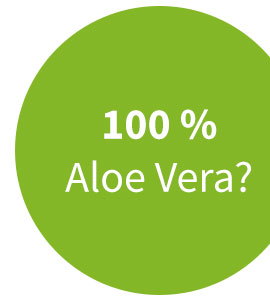 100 prozent aloe vera